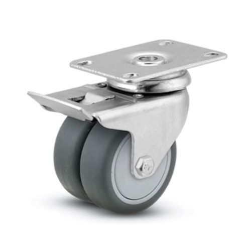 Roda em borracha - DW  - MEDCASTER - giratória