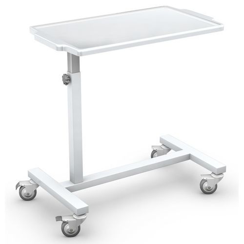Mesa de refeição de altura regulável - SP-1/ABS - TECHMED - com rodízios / de acionamento pneumático / com acionamento manual