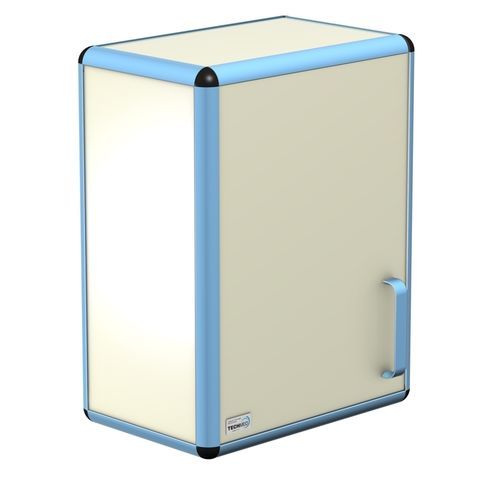Armário para estabelecimento de saúde - SW series - TECHMED - com prateleiras / com porta / de parede