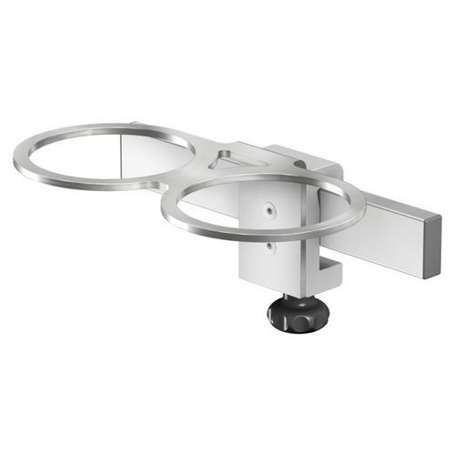 Suporte para cateter - PC2-01 - TECHMED - de parede / duplo / em aço inoxidável