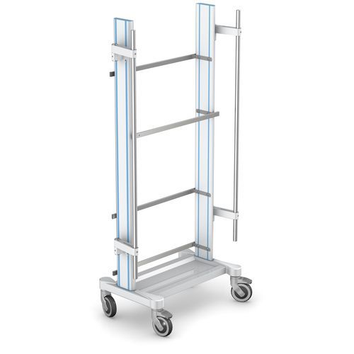 Carrinho para cuidados intensivos - PMS series - TECHMED - para dispositivos médicos / para aparelho / de transporte