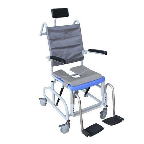 Cadeira para adulto - JY-XZC-01-3 - KANGHUI MEDICAL TECHNOLOGY - com braços / com rodízios / com apoio para pés