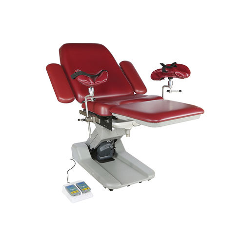 Cadeira de exame para ginecologia - DH-S102C 01 - KANGHUI MEDICAL TECHNOLOGY - eletro-hidráulica / com altura regulável / articulada em 3 seções