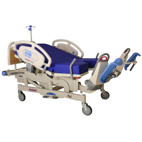 Cama de parto - DH-C101A06-01 - KANGHUI MEDICAL TECHNOLOGY - elétrica / Trendelenburg / com rodízios