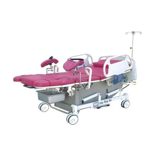 Cama de parto - Economic - KANGHUI MEDICAL TECHNOLOGY - elétrica / Trendelenburg reverso / com rodízios