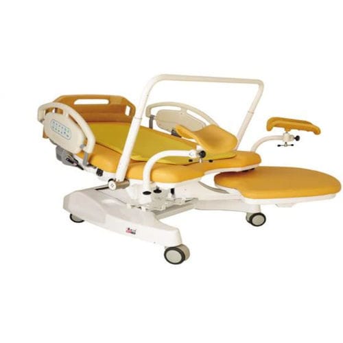 Cama de parto - KANGHUI MEDICAL TECHNOLOGY - manual / de altura regulável / dobrável