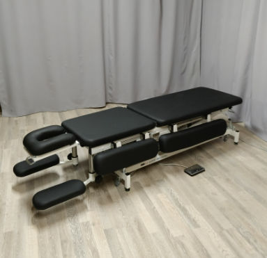 Mesa de massagem pneumática - EXPERT PRO X2 - Fysiotech - com rodízios / com apoio de cabeça / articulada em 2 seções
