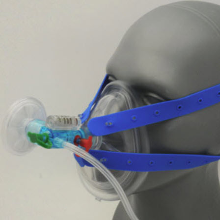 Máscara de ventilação não invasiva - 8855 - BLS Systems Limited - CPAP / descartável / com filtro HEPA