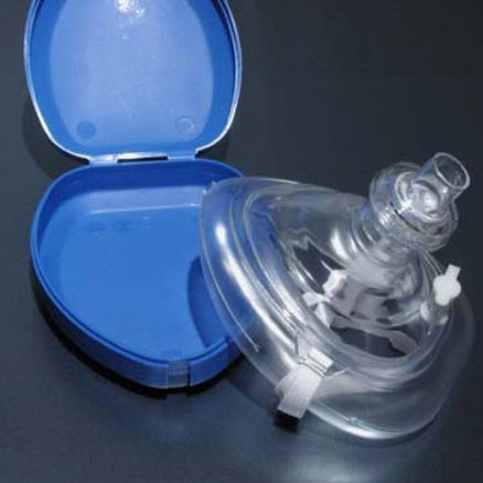 Máscara de RCP para RCP - 2025-HS-CC - BLS Systems Limited - em material plástico / sem látex / descartável