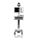 carrinho de telemedicina de videoconferência / com ECG / com altura regulável / com gavetas