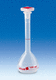 balão de laboratório / em polipropileno / em polimetilpenteno / com indicador de nível