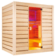 cabine de sauna / com gerador de vapor / de infravermelho