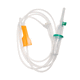 kit de infusão intravenosa / em policarbonato / em policloreto de vinila / com câmara de gotejamento