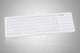 teclado com teclado numérico / em silicone / com retroiluminação LED / higiênico