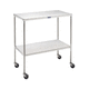 mesa retangular / quadrada / com gavetas / em aço inoxidável