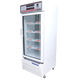 refrigerador para banco de sangue / vertical / com 1 porta / com porta de vidro
