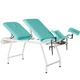 mesa de exame para ginecologia / manual / com encosto regulável / com altura fixa