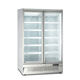 freezer para farmácia / vertical / com 2 portas / com porta de vidro