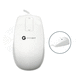 mouse hospitalar a laser / óptico / em silicone / higiênico