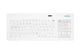 teclado hospitalar com teclado numérico / de vidro / lavável / higiênico