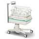 incubadora neonatal com rodízios / com monitor / com lâmpada para fototerapia