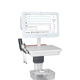 monitor de paciente para monitorização contínua da pressão arterial / com rodízios / integrado em estação de trabalho all-in-one / de ECG