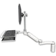 braço de suporte para monitor articulado / para tela / para uso médico / de mesa