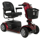 scooter elétrica de mobilidade reduzida / de 4 rodas / com cesta