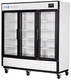 refrigerador de laboratório / vertical / com rodízios / com 3 portas